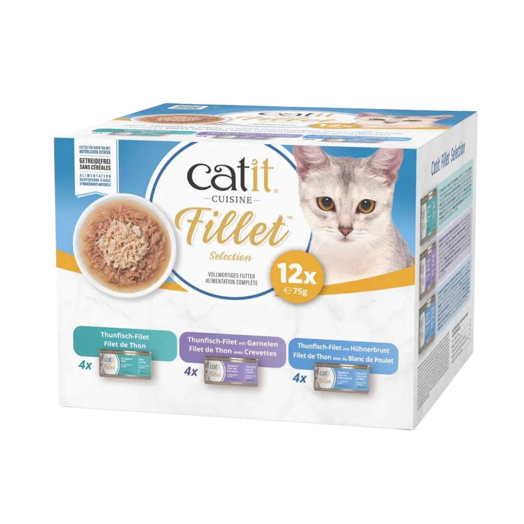Catit Cuisine Tuna Fillet Variopack för katt 12 x 75 g