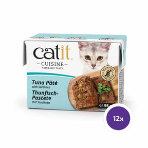 Catit Cuisine Pate Tuna & Sardines för katt 12 x 95 g FLERPACK