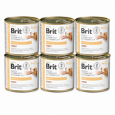 Brit Veterinary Diet Hepatic Turkey för hundar 6 x 200 g
