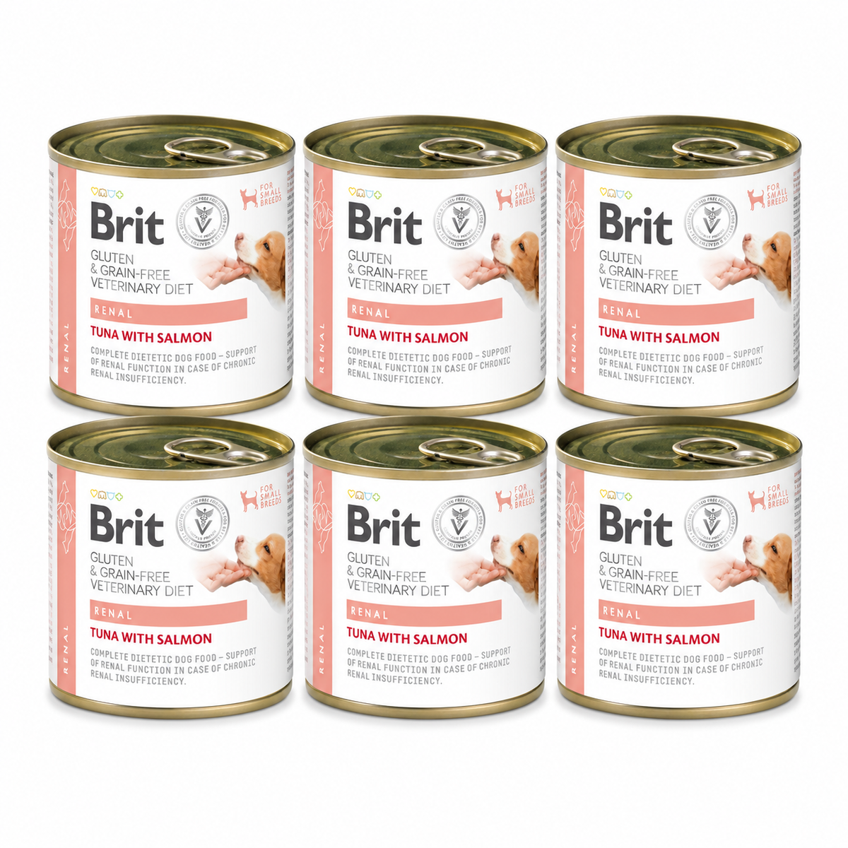 Brit Veterinary Diet Renal Tuna & Salmon för hundar 6 x 200 g