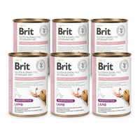 Brit Veterinary Diet Hypoallergenic Lamb för hundar 6 x 400 g