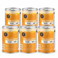 Monster Dog Adult Single Protein Duck 6 x 400 g