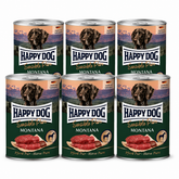 Happy Dog Sensible Pure Montana - Häst Våtfoder 6 x 400 g