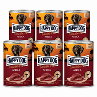 Happy Dog Sensible Pure Africa - Struts Våtfoder 6 x 400 g