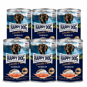 Happy Dog Sensible Pure Norway - Havsfisk Våtfoder 6 x 400 g