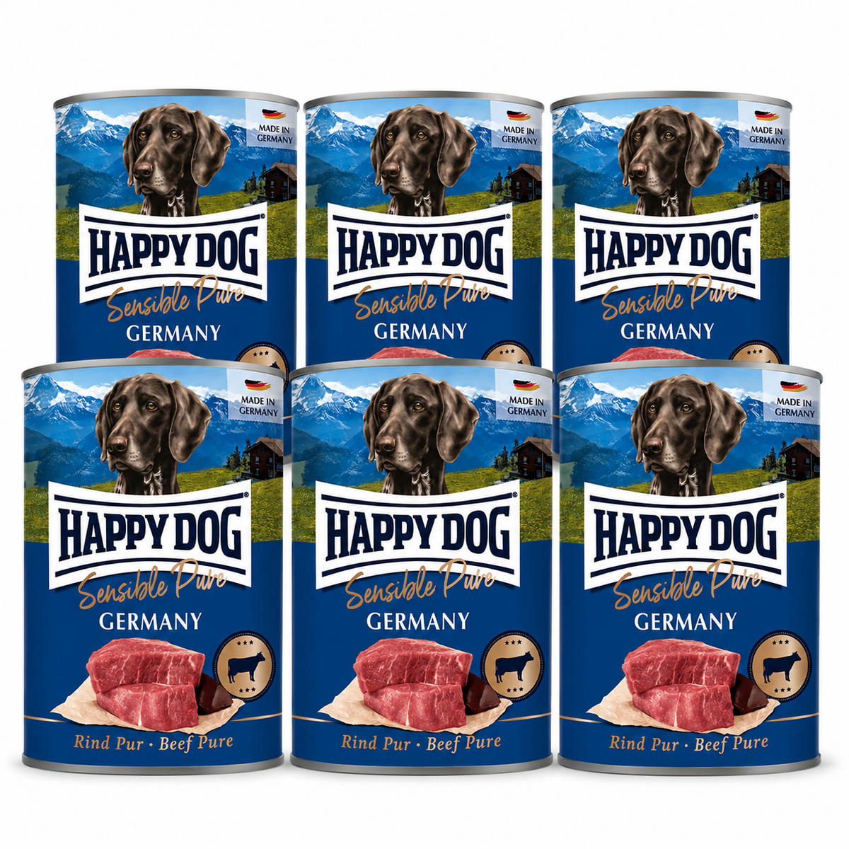 Happy Dog Sensible Pure Germany - Beef 6 x 400 g
