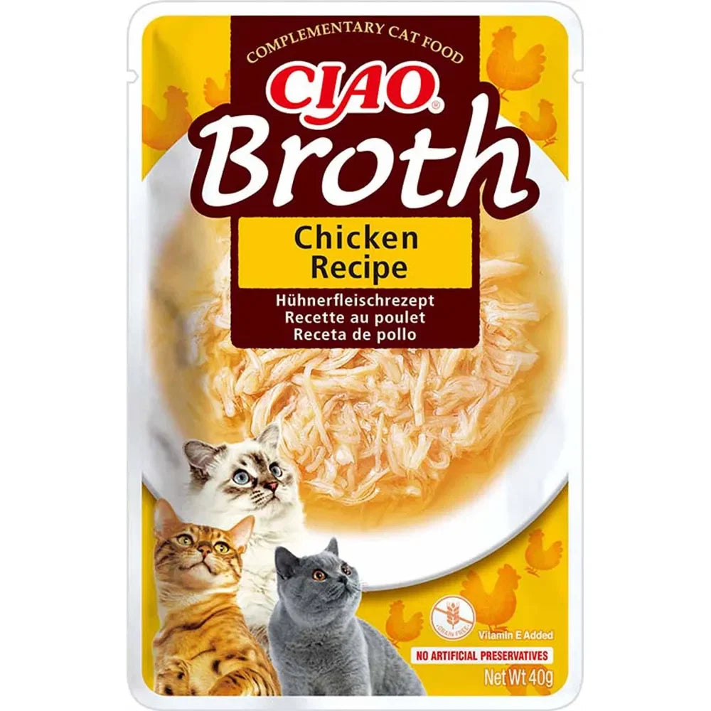 Ciao Kycklingbuljong med kyckling för katt 12 x 40 g FLERPACK