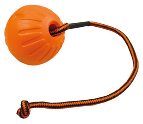 D&C Foam boll med rep L 9 cm för hundar