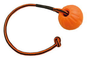 D&C Foam boll med rep S 7 cm för hundar