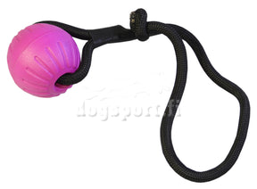 D&C Foam boll med rep S 7 cm för hundar
