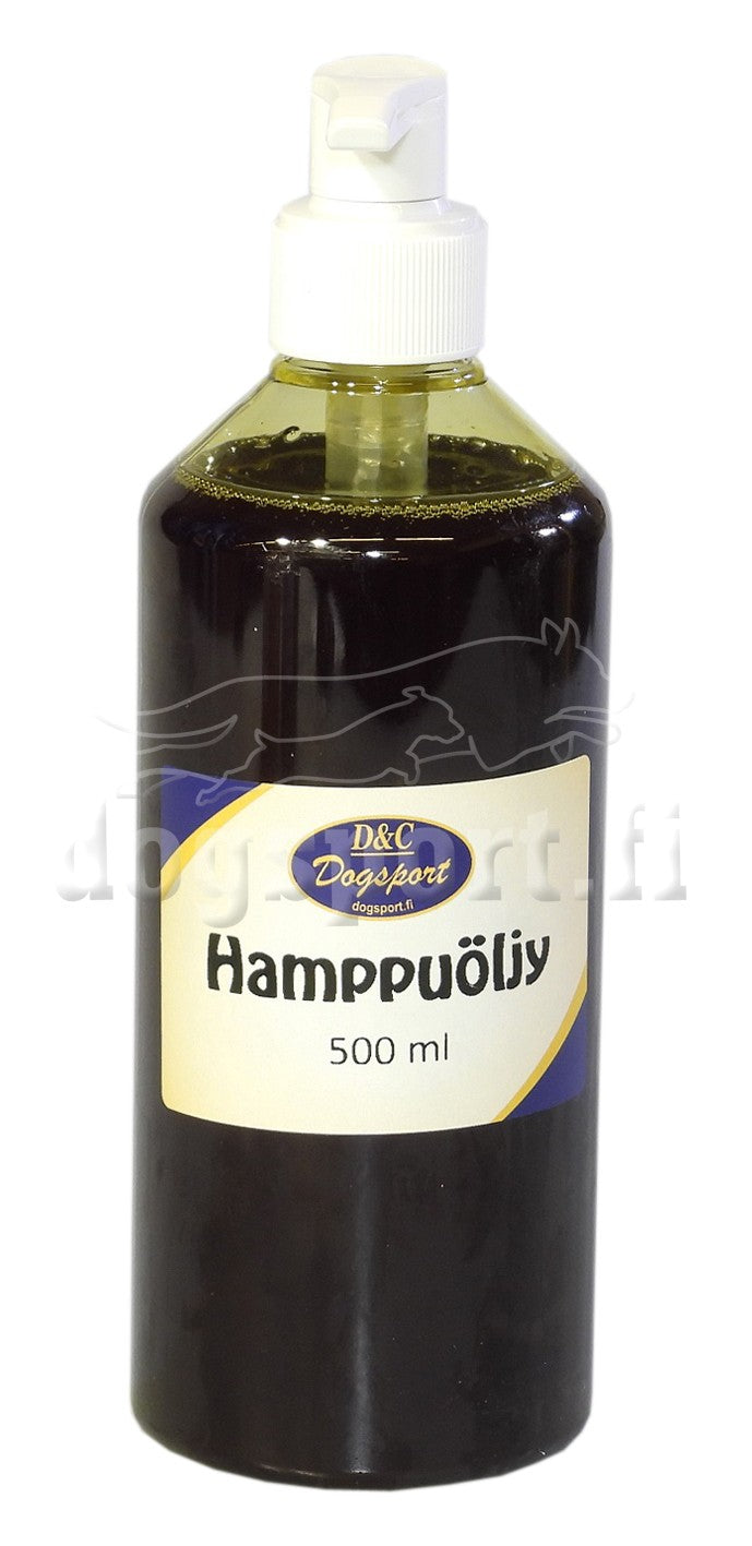 D&C Hampaolja 500 ml för hundar och katter