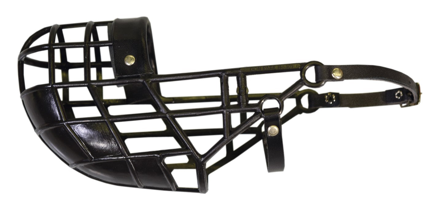 D&C Kennelmunkorg Greyhound svart