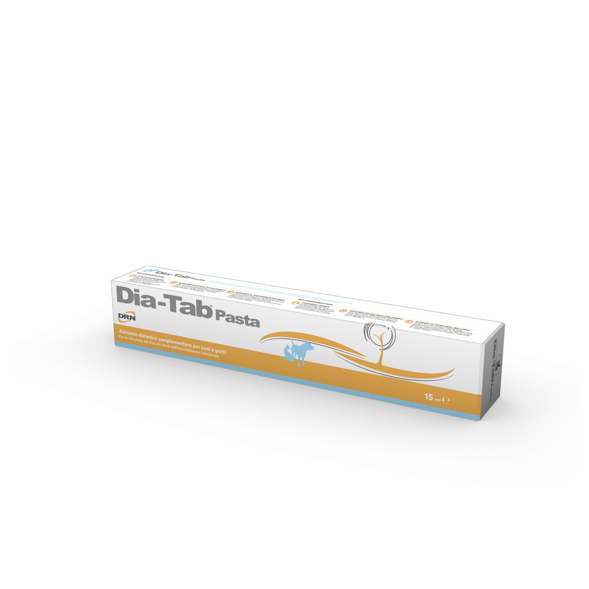 Dia-Tab pasta 15 ml för hundar och katter