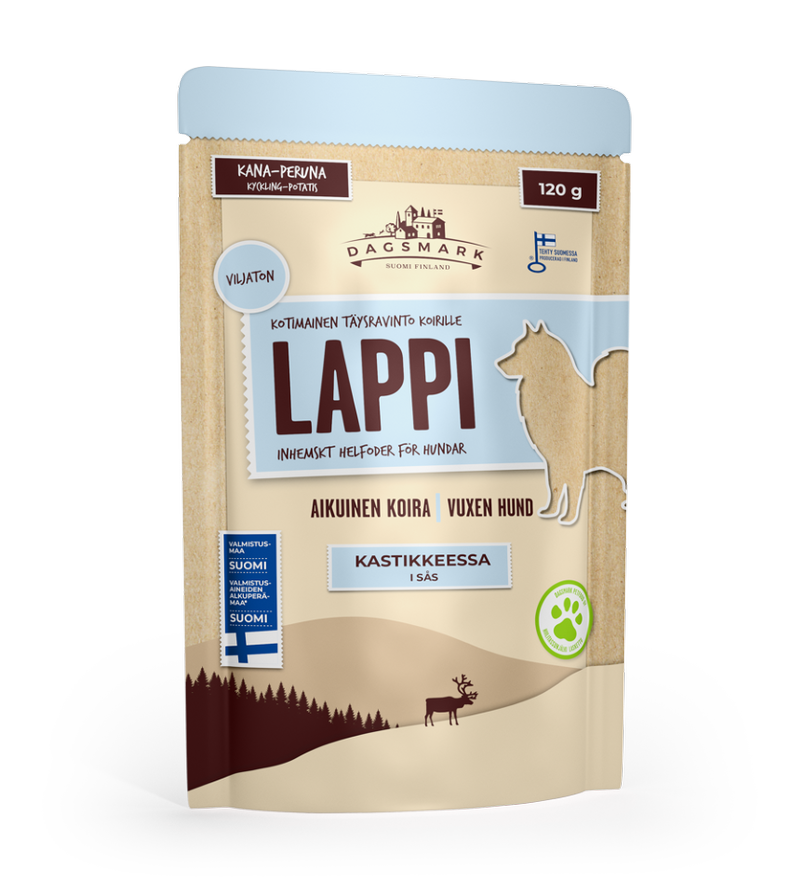 Dagsmark Lappi våtfoder för hundar 120 g