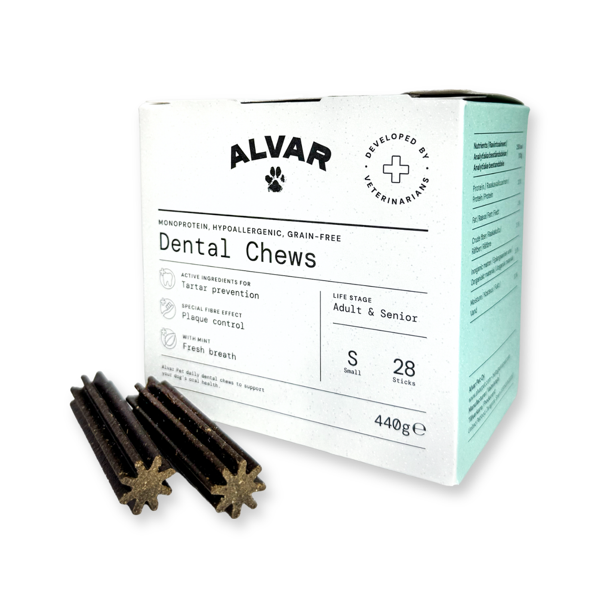 Alvar Pet Dental Chews tuggben