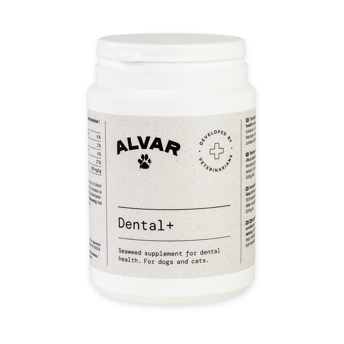 Alvar Pet Dental+ Kosttillskott för hund och katt 150 g
