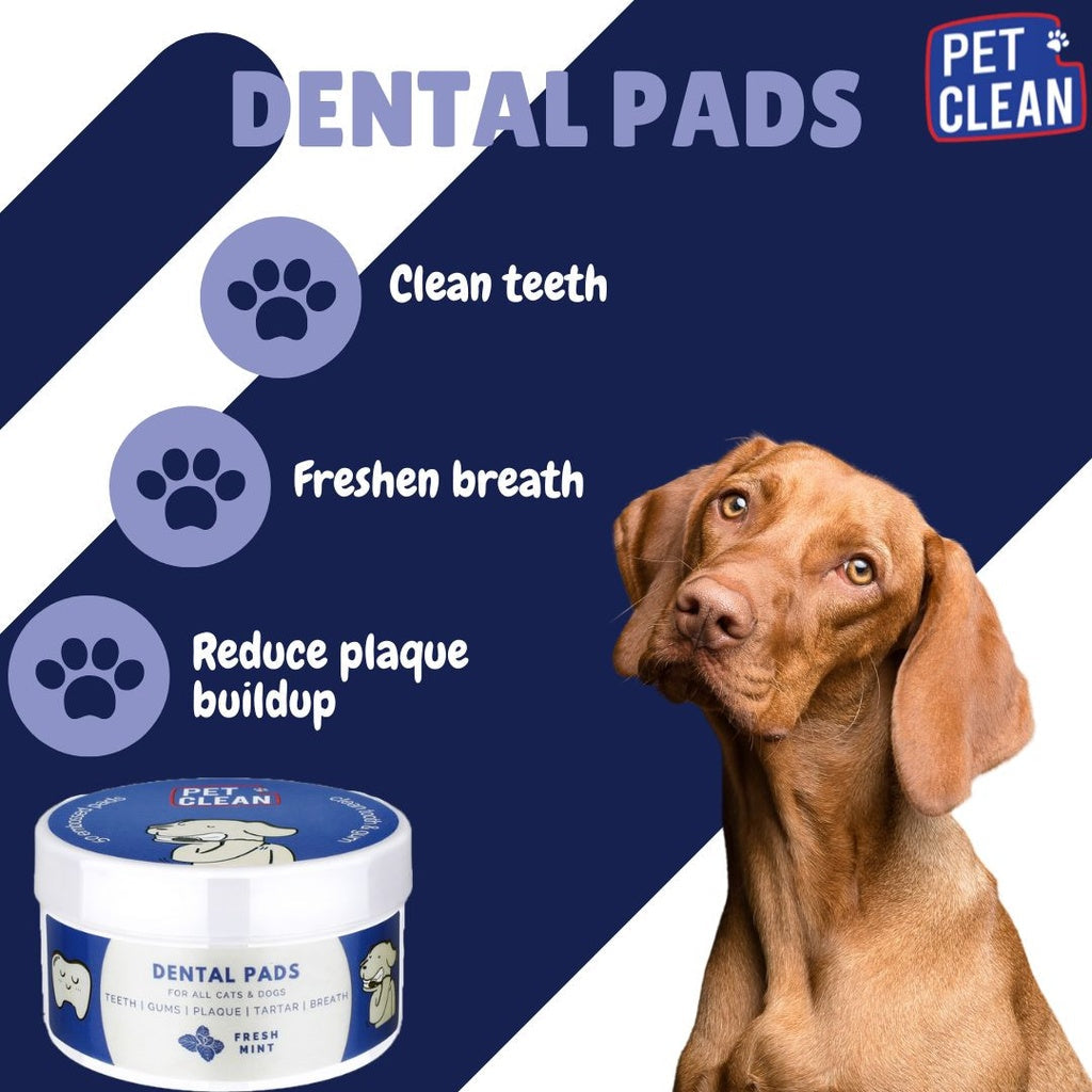 Pet Clean Dental Wipes for Dogs and Cats 50 pcs