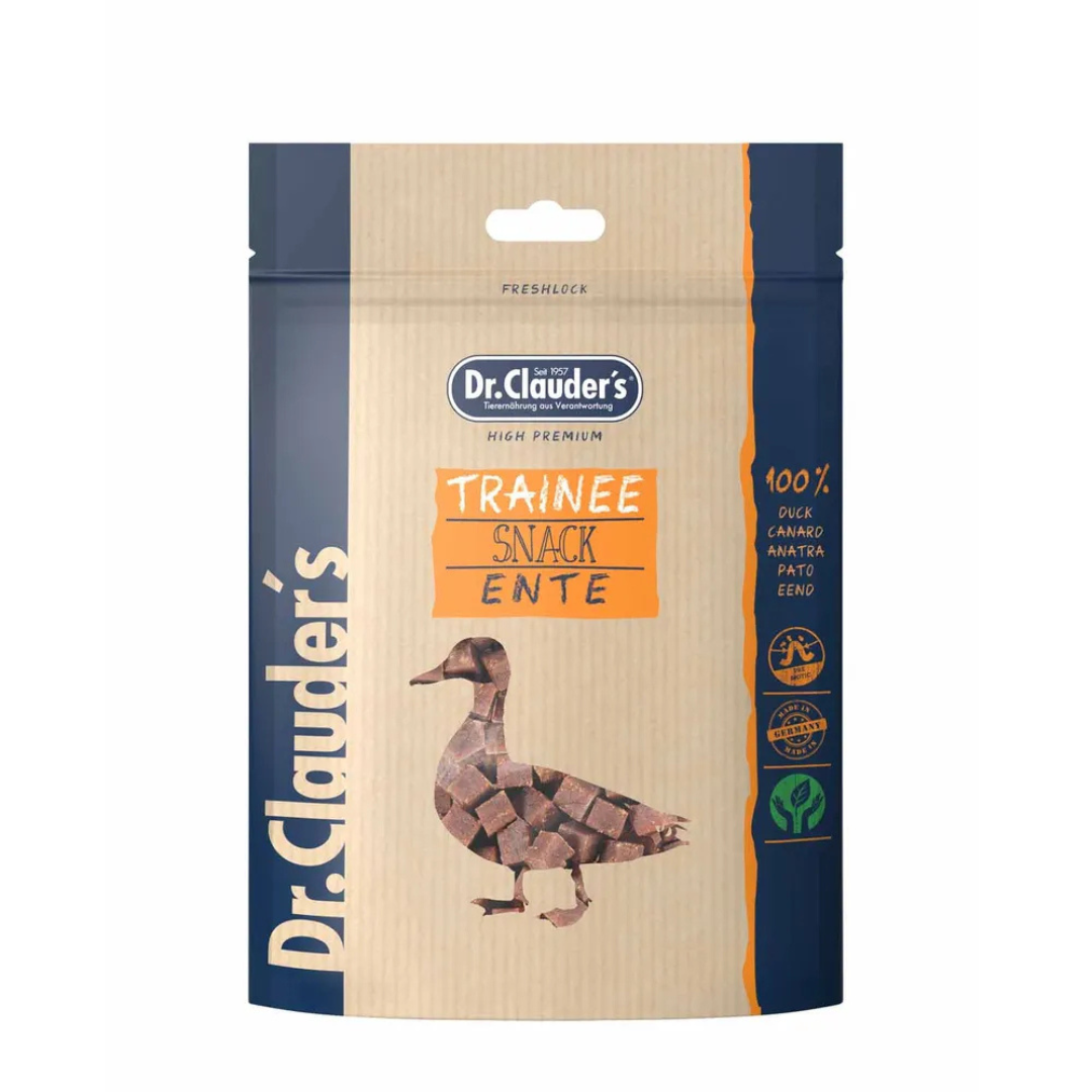 Dr. Clauder’s Trainee Snack Duck 80 g for dogs and cats