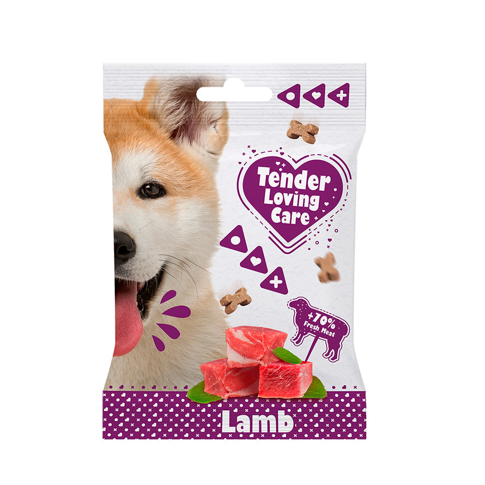 Duvo+ Tender Loving Care mjukt lammgodis för hundar 100 g