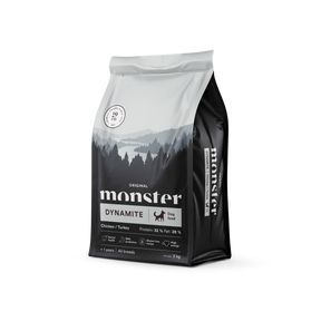 Monster Dog original dynamite chicken-turkey för hund