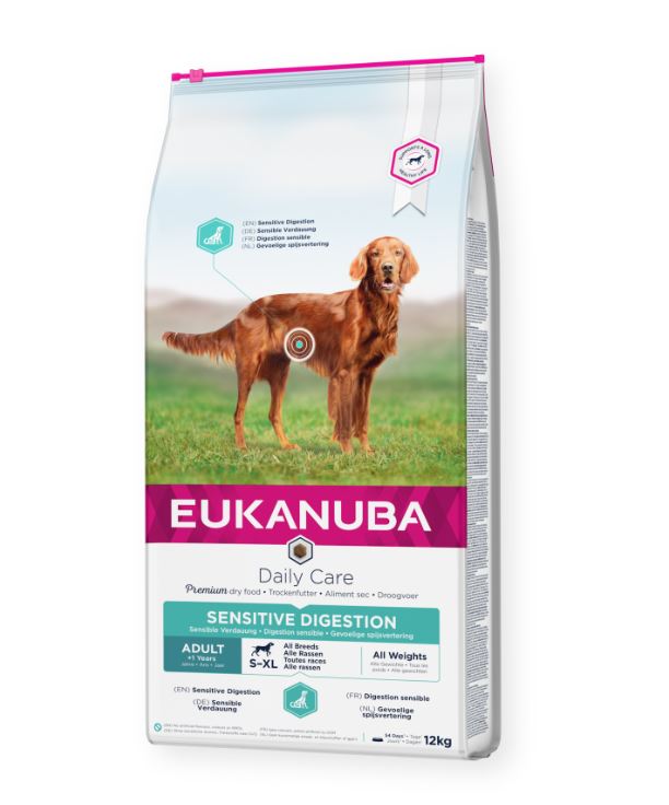 Eukanuba Canine Daily Care Sensitive Digestion 12 kg för hundar