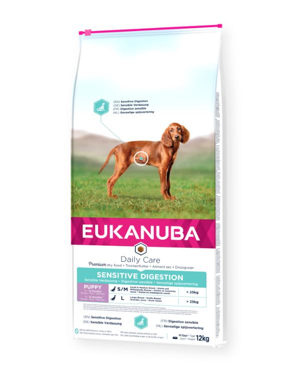 Eukanuba Canine Daily Care Puppy Sensitive Digestion 2,3 kg