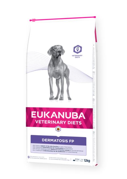 Eukanuba Veterinary Diets Dermatosis FP 12 kg för hundar