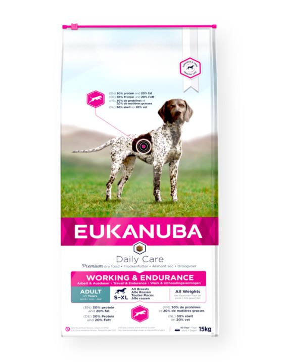 Eukanuba Canine Working & Endurance 15 kg för hundar