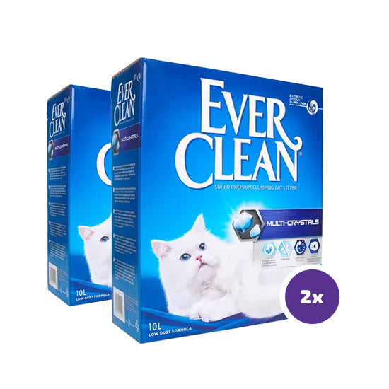 Ever Clean Multi-Crystals kattsand 2 x 10 L dubbelpack