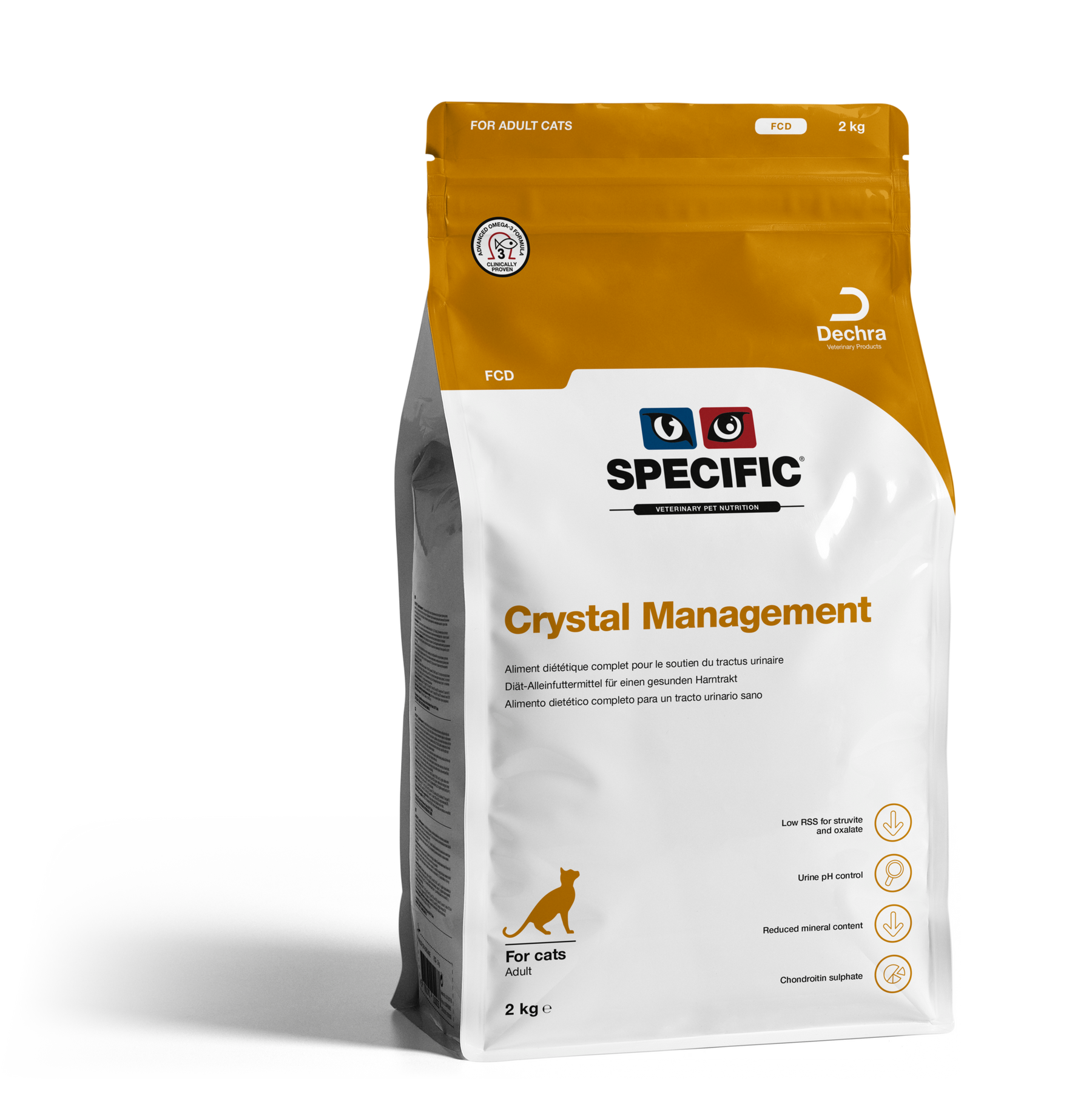 Specific FCD Crystal Management for Cats