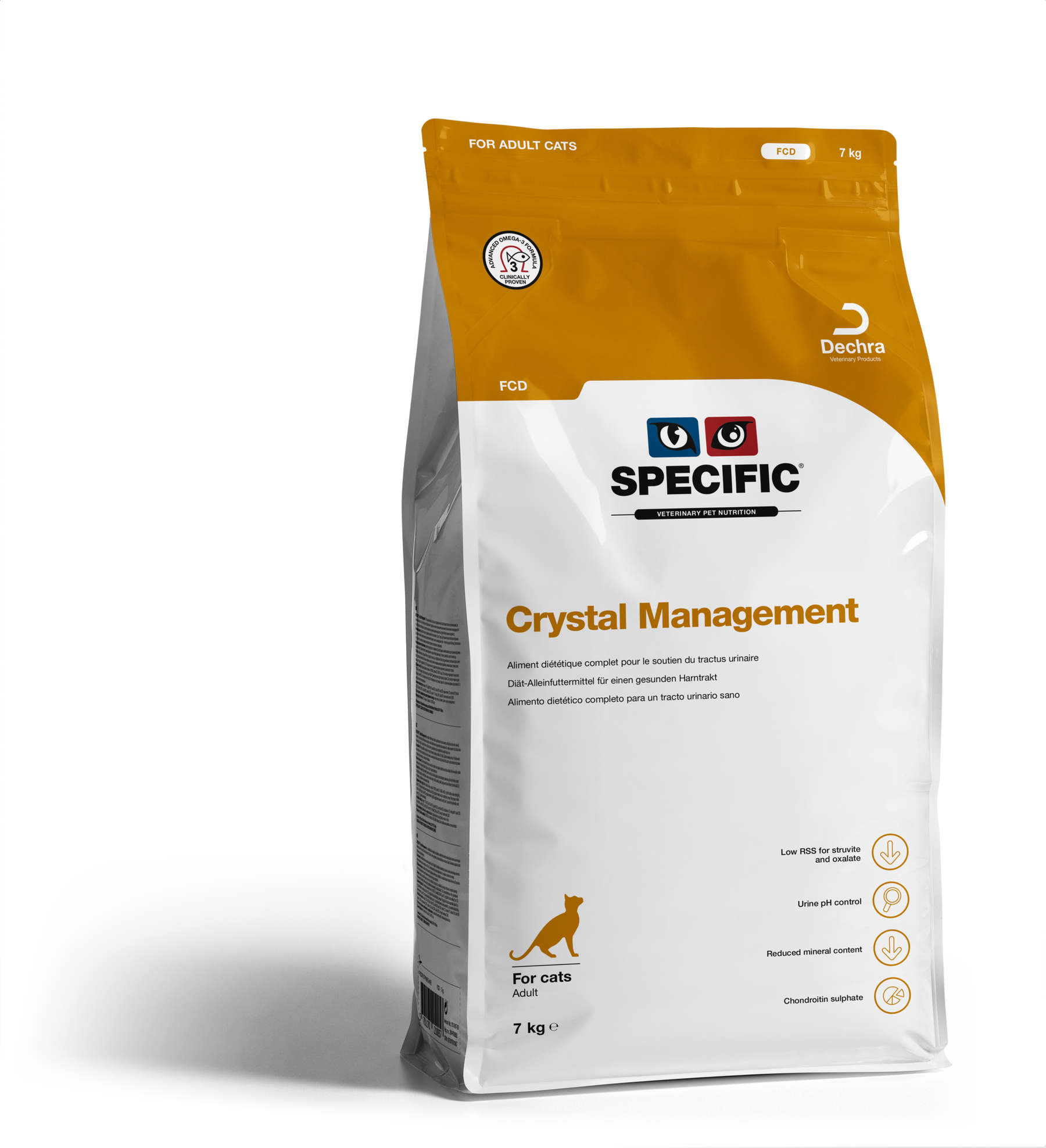 Specific FCD Crystal Management for Cats