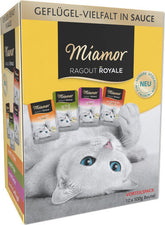 Miamor Ragout Royale i Sås Mixpaket Fågel 12 x 100 g för katter