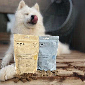 Alvar Pet Fish Softies Hundgodis 450 g