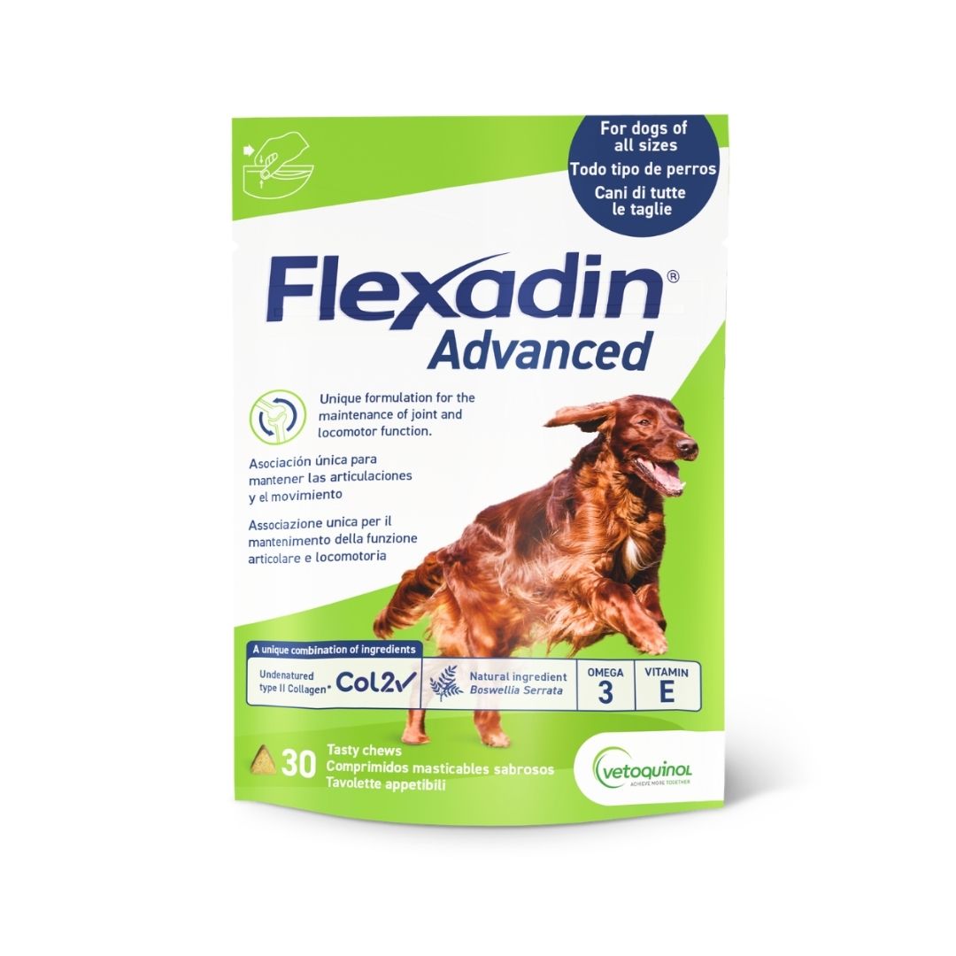 Flexadin Advanced för hund 30 tuggtabletter