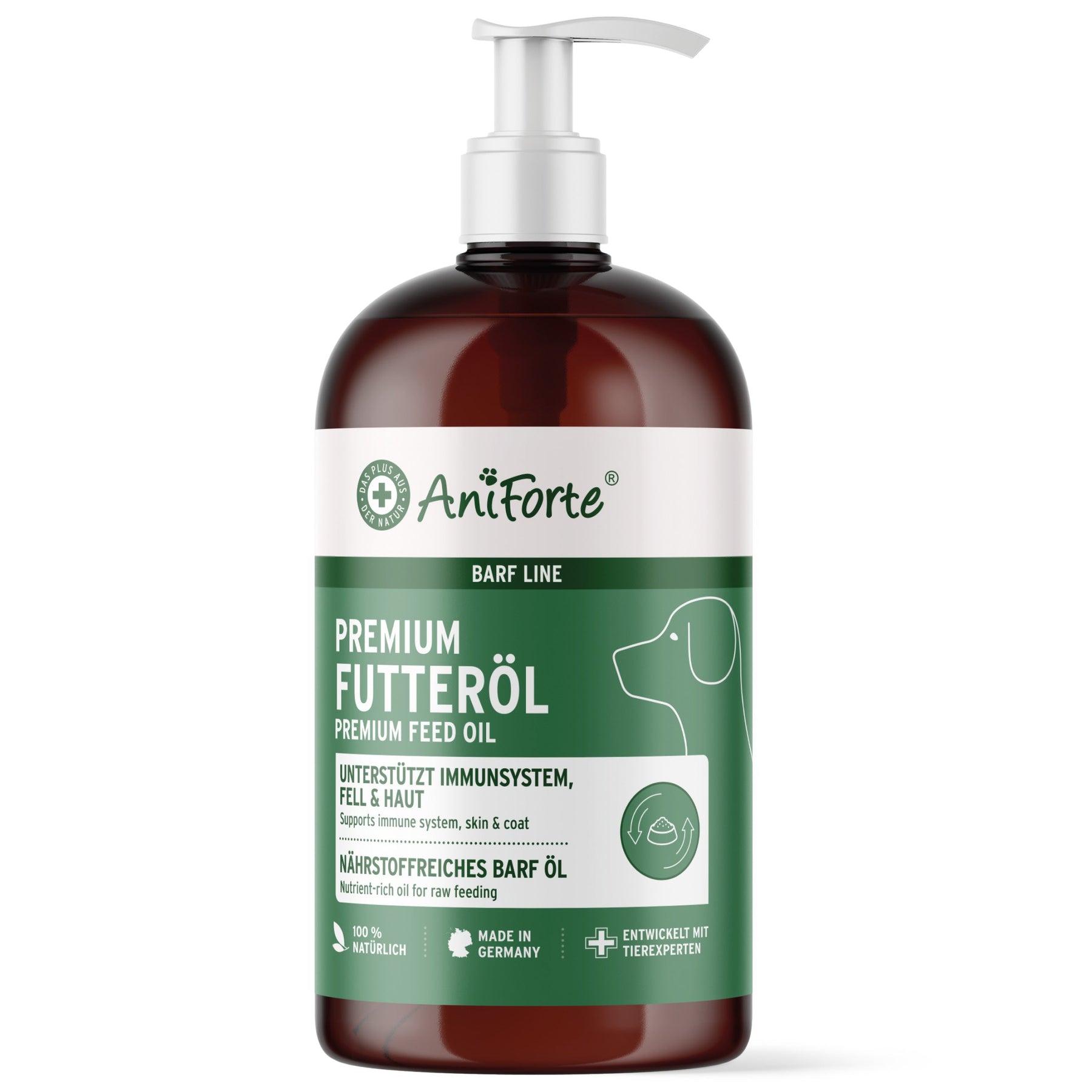 AniForte BARF-Line Premium Feed Oil tillskott för hundar 500ml