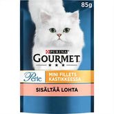 Gourmet Perle Lax Minifiléer i sås 85 g för katter