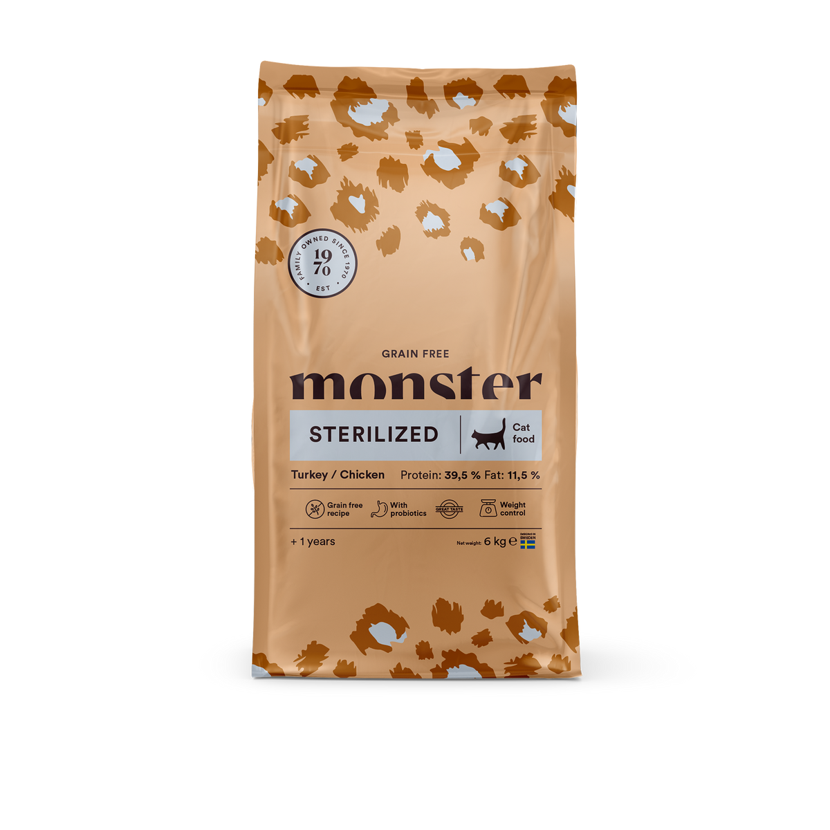 Monster Cat Grain Free Sterilized Turkey-Chicken
