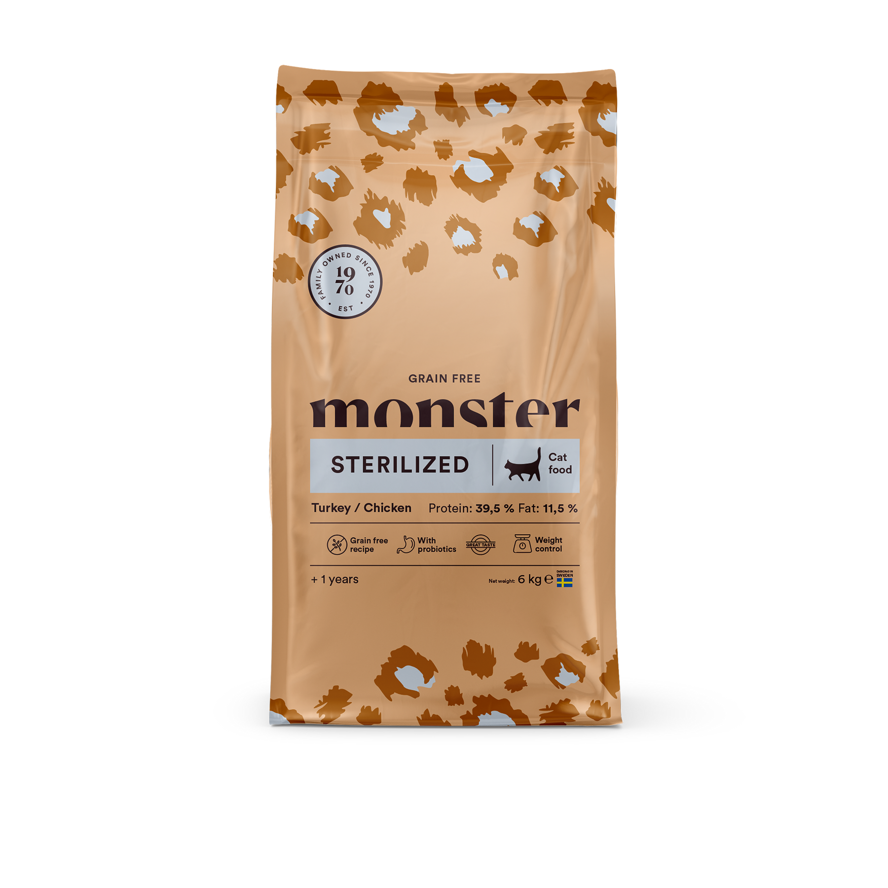 Monster Cat Grain Free Sterilized Turkey-Chicken