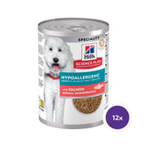 Hill's Science Plan Hypoallergenic Adult med Lax Våtfoder för Hund 12 x 363 g