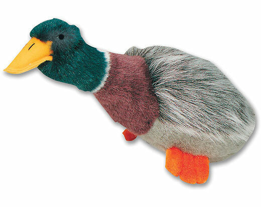 Happy Pet anka plyschleksak stor 38 cm för hundar