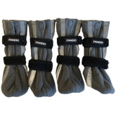 FINNERO Halla reflexiva fleecetossor grå 4-pack XS för hundar