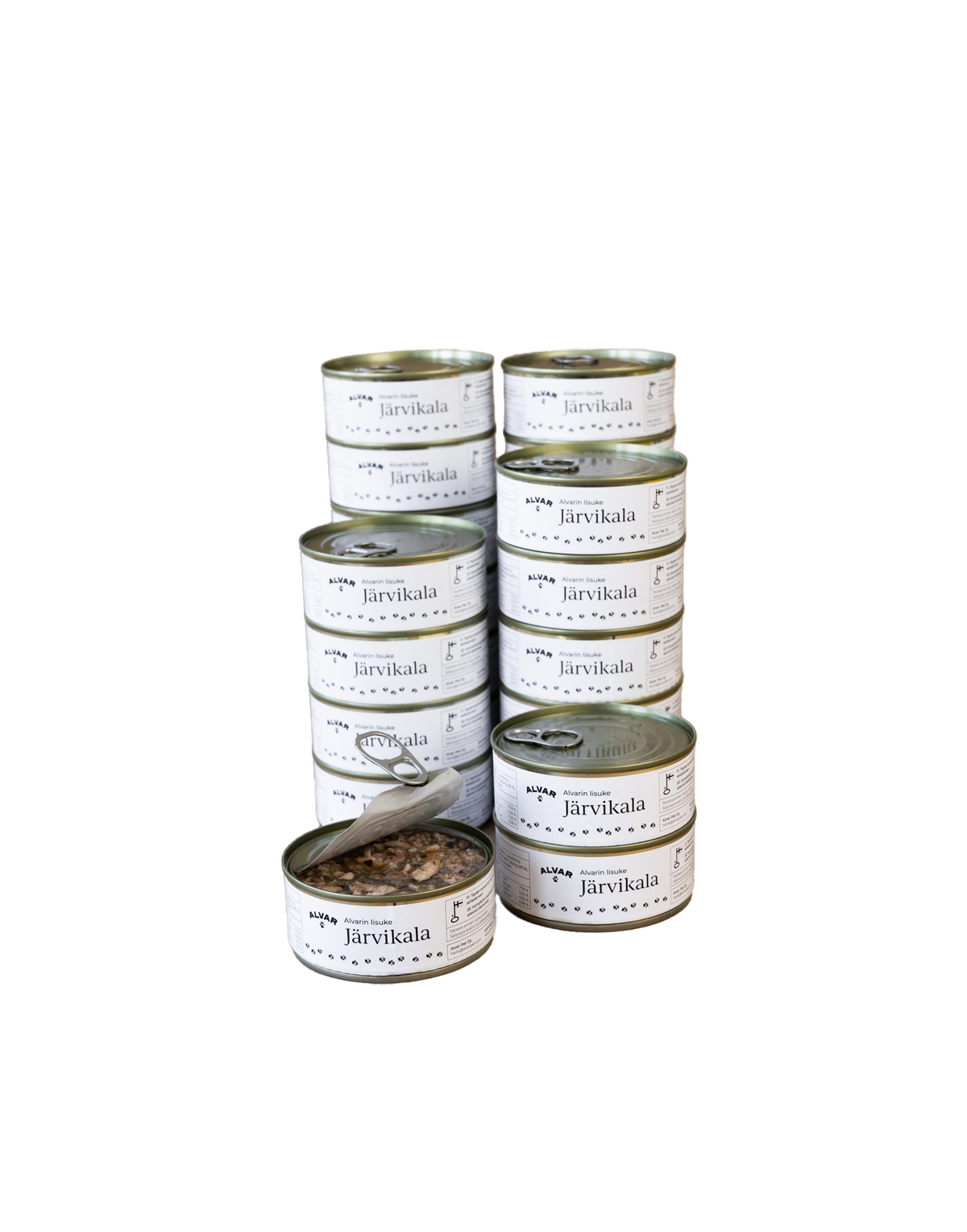 Alvar Pet Wild fish topper wet food for Dogs 24 x 150 g VALUE PACK