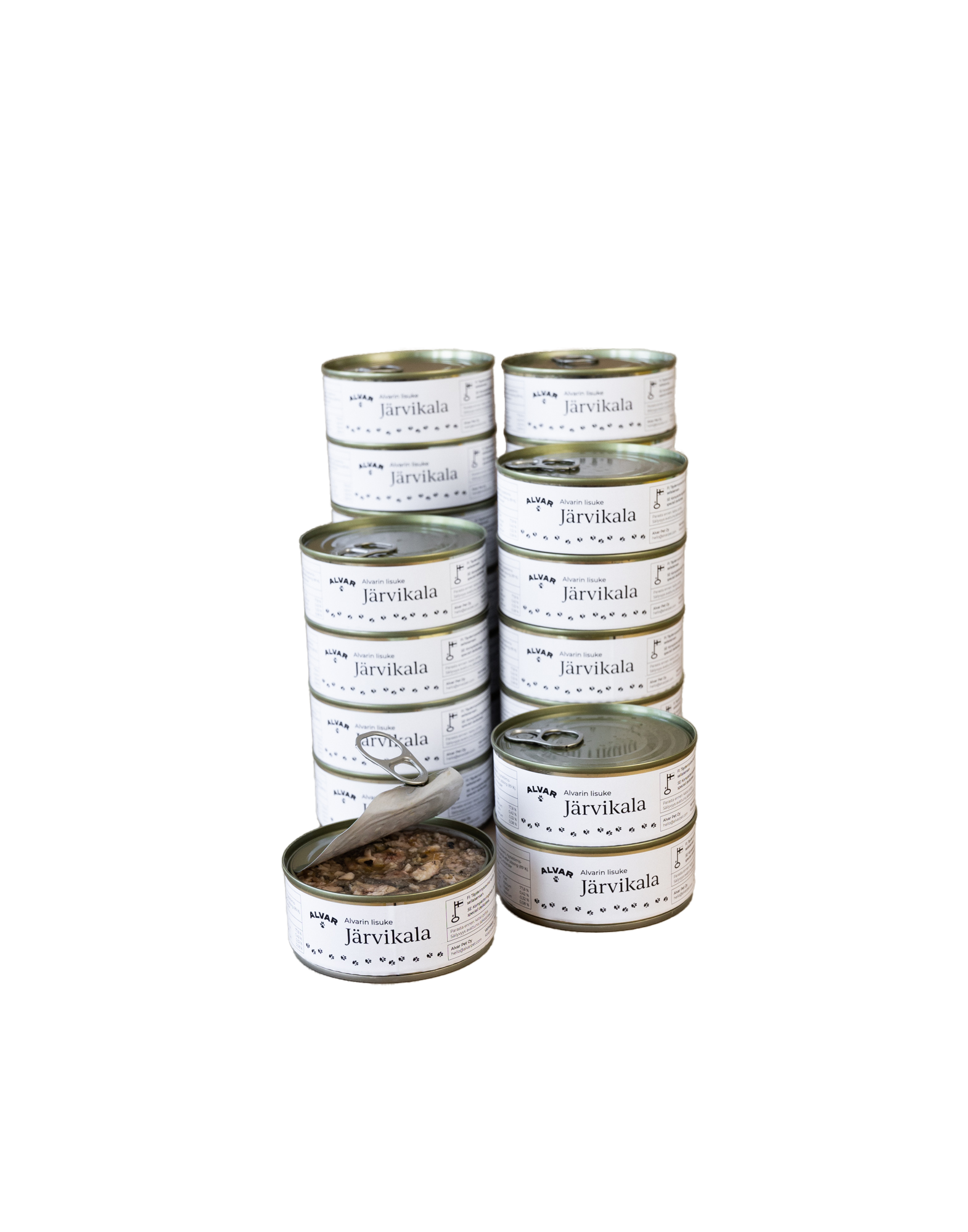 Alvar Pet Wild fishtopper våtfoder för Hund 24 x 150 g