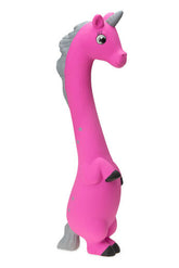 Beeztees Enhörning latexleksak rosa 40 cm för hundar