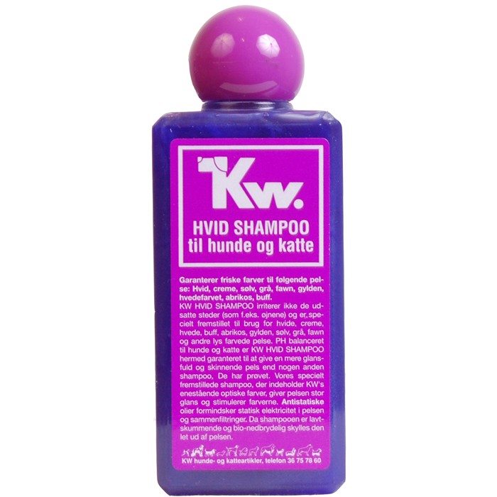KW Vit schampo för hundar och katter 200 ml