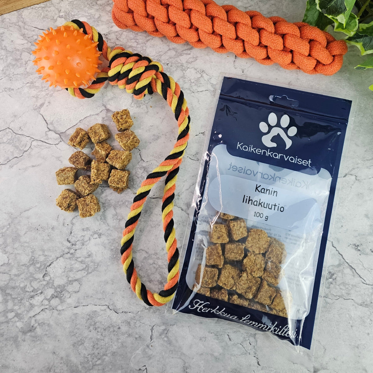 Kaikenkarvaiset Kaninköttkuber 100 g