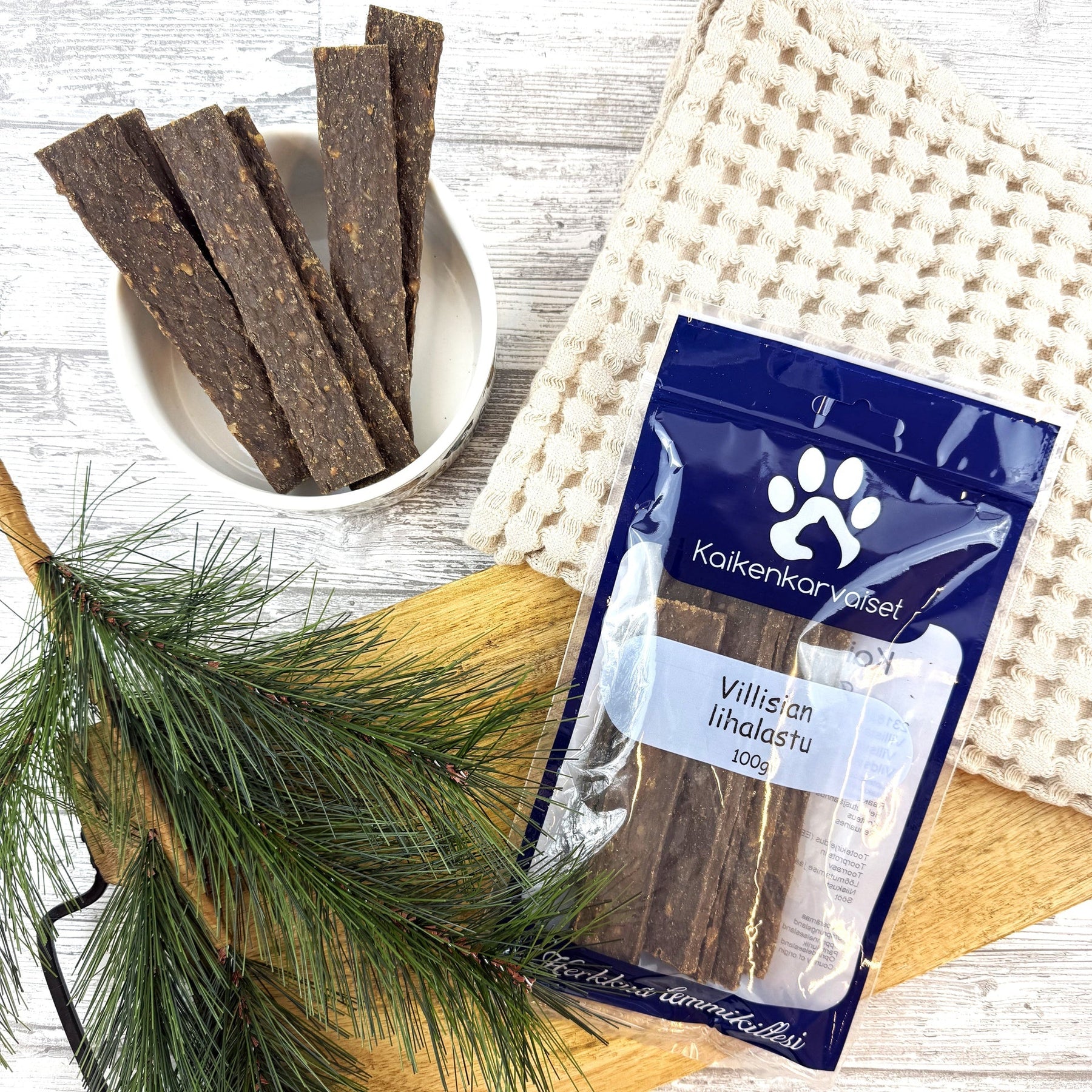 Kaikenkarvaiset Vildsvinsköttchips 100 g
