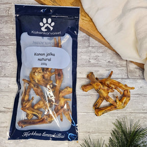 Kaikenkarvaiset Kycklingfötter 200 g