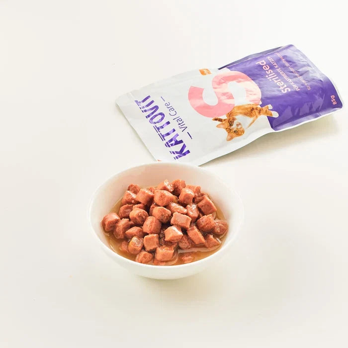 Kattovit Vital Care Sterilized kanalihaga märgtoit steriliseeritud kassidele 85 g