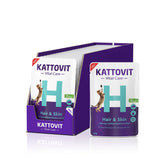 Kattovit Vital Care Hair & Skin Fjäderfä för katt 24 x 85 g